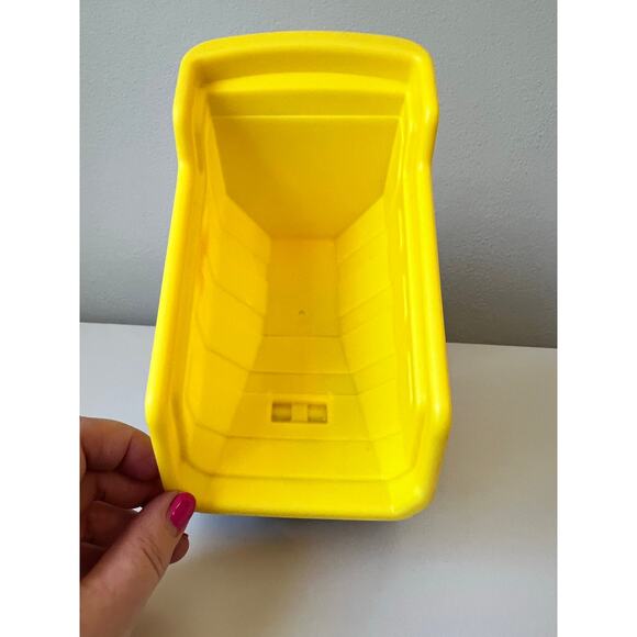 Fisher-Price Little People Work Together Dump Truck With Figure and Boulder - Picture 10 of 12